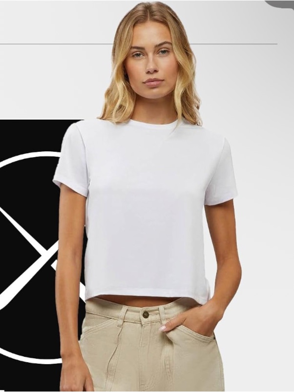 Cuts Perfect White Crew Tee